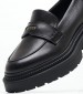 Women Moccasins Finda Black Leather Guess