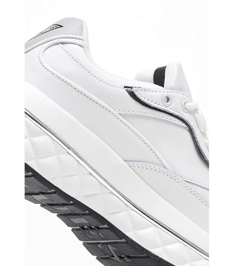 Women Casual Shoes Kyrki.2 White Leather Guess