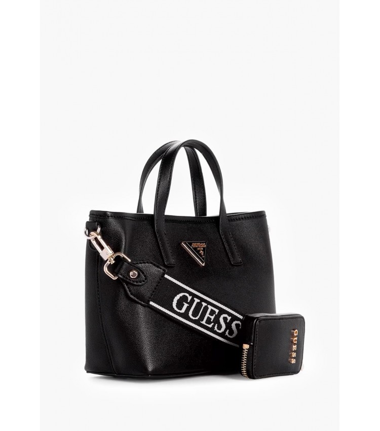 Γυναικείες Τσάντες Latona.Mn Μαύρο ECOleather Guess