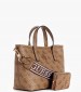 Γυναικείες Τσάντες Latona.Tote Μπεζ ECOleather Guess