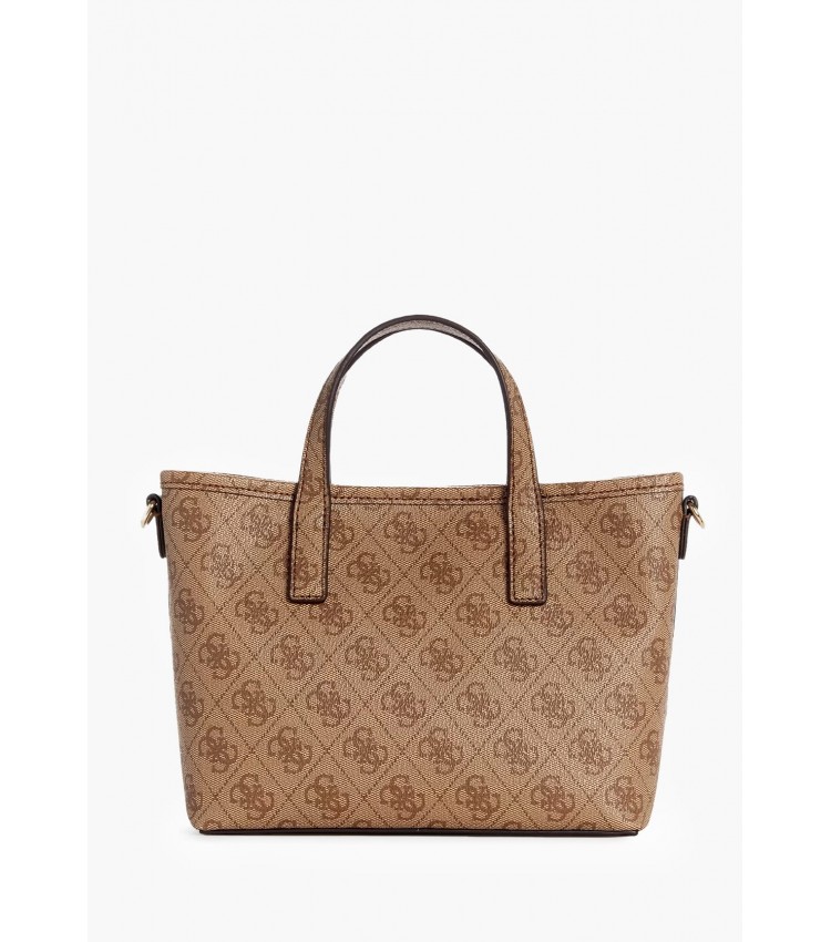 Γυναικείες Τσάντες Latona.Tote Μπεζ ECOleather Guess