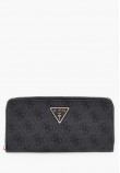 Women Wallets Laurel.Lrg Grey ECOleather Guess