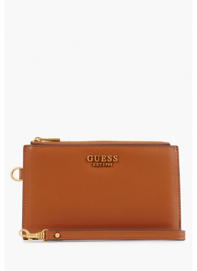 Γυναικεία Πορτοφόλια Laurel.Organizer Ταμπά ECOleather Guess