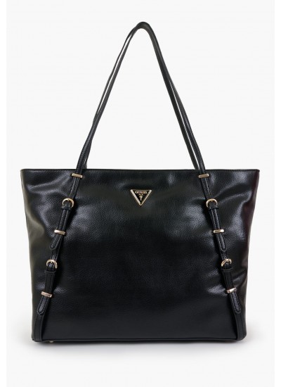 Γυναικείες Τσάντες Levia.Tote Μαύρο ECOleather Guess