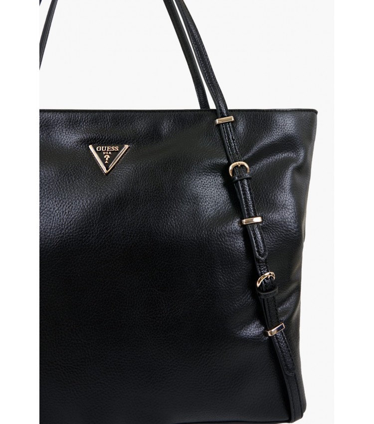 Γυναικείες Τσάντες Levia.Tote Μαύρο ECOleather Guess