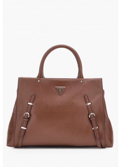 Women Bags Levia.Tri Brown ECOleather Guess