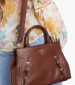 Women Bags Levia.Tri Brown ECOleather Guess