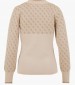 Γυναικείες Μπλούζες - Τοπ Ls.Sweater Μπεζ Βισκόζη Guess