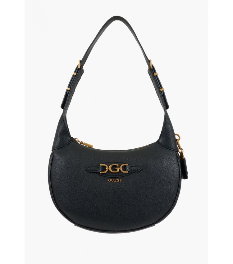 Γυναικείες Τσάντες Malva.Hobo Μαύρο ECOleather Guess