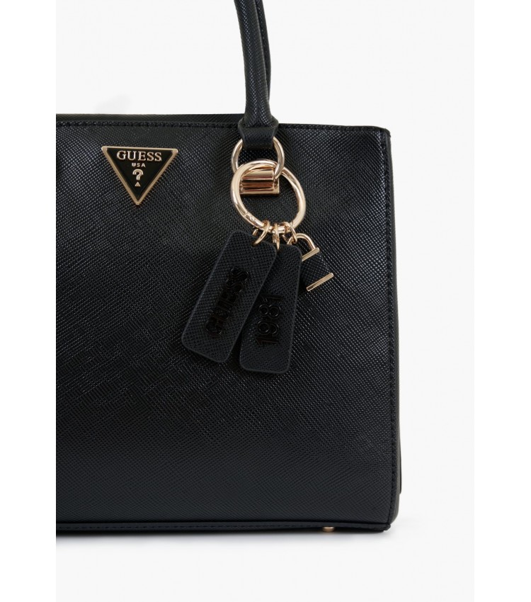 Women Bags Noelle.Gst Black ECOleather Guess