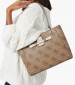 Γυναικείες Τσάντες Nolana.Tote Μπεζ ECOleather Guess