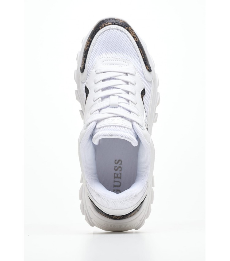 Women Casual Shoes Nowah White ECOleather Guess