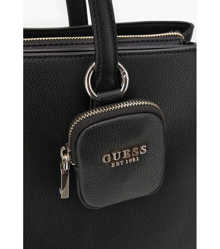 Γυναικείες Τσάντες Tech.Tt Μαύρο ECOleather Guess