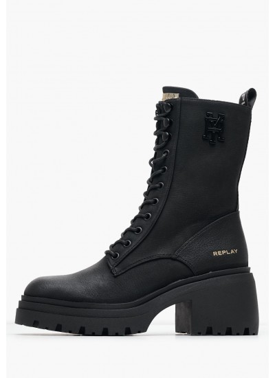 Women Boots Marty.Ry Black ECOleather Replay