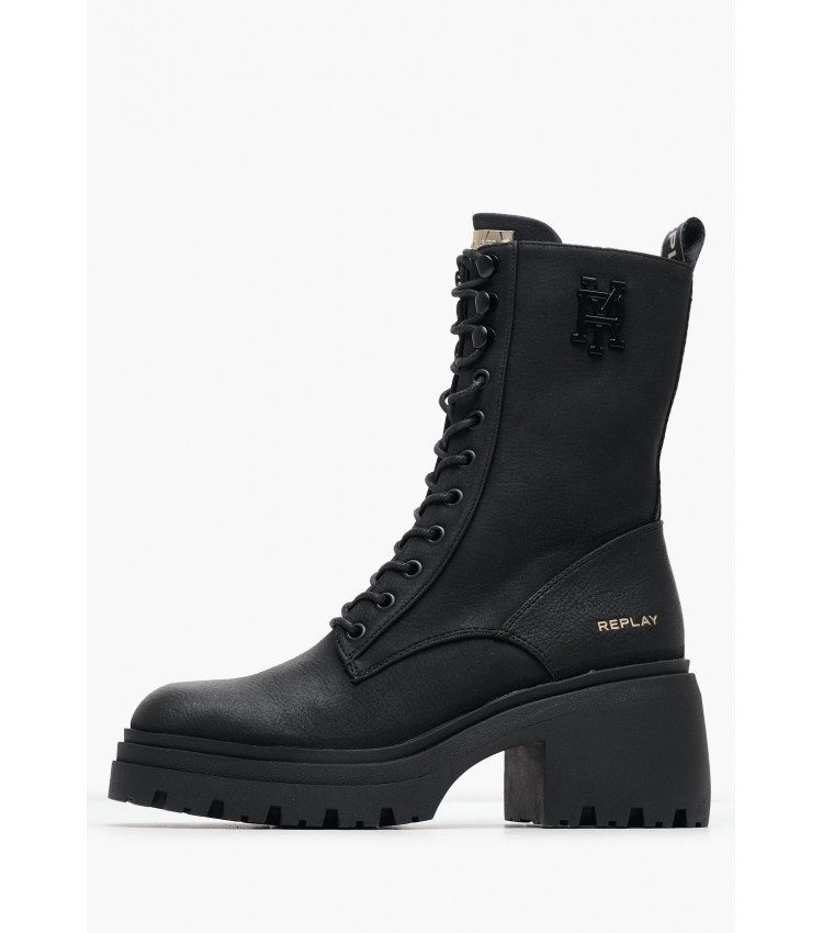 Women Boots Marty.Ry Black ECOleather Replay