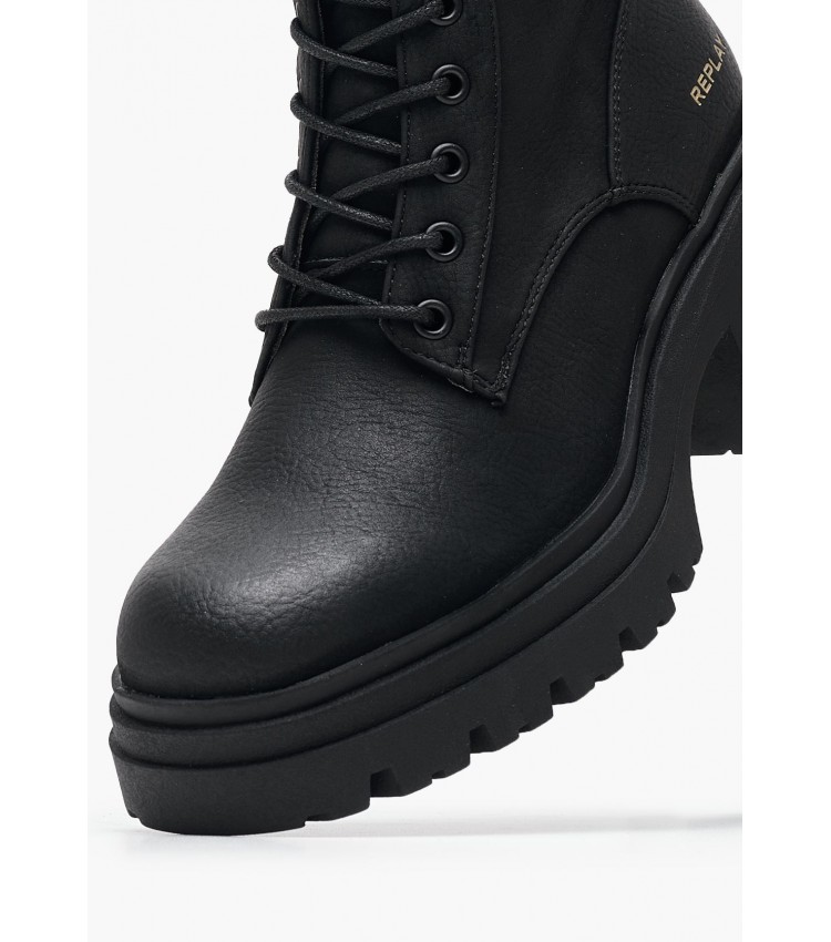 Women Boots Marty.Ry Black ECOleather Replay