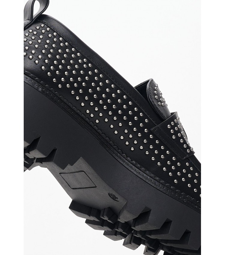 Γυναικεία Μοκασίνια Numb.Studded Μαύρο ECOleather Replay