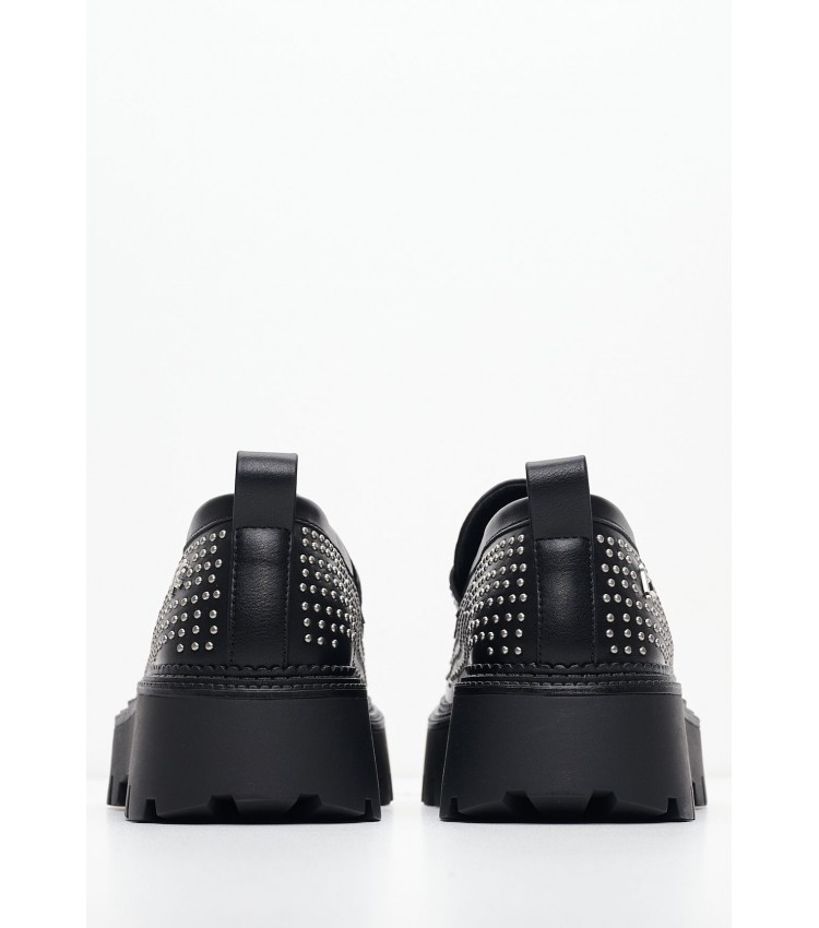 Γυναικεία Μοκασίνια Numb.Studded Μαύρο ECOleather Replay