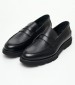 Men Moccasins 50402 Black Leather Vice