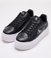 Women Casual Shoes Bold.Flat.Low Black Leather Calvin Klein