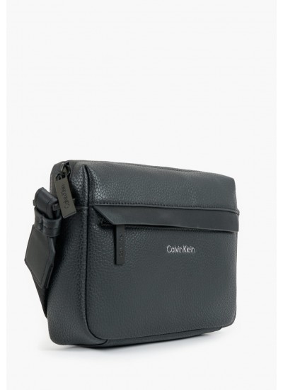 Ανδρικές Τσάντες Camera.Pebble Μαύρο ECOleather Calvin Klein