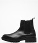 Men Boots Chelsea.Pb Black Leather Calvin Klein