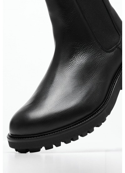 Men Boots Chelsea.Pb Black Leather Calvin Klein