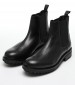 Men Boots Chelsea.Pb Black Leather Calvin Klein