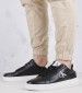 Men Casual Shoes Chunky.Cupsole.B Black Leather Calvin Klein