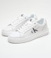 Women Casual Shoes Chunky.Cupsole.Wn White Leather Calvin Klein