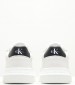 Women Casual Shoes Chunky.Cupsole24.N White Leather Calvin Klein