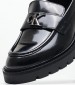 Γυναικεία Μοκασίνια Combat.Loafer Μαύρο Δέρμα Calvin Klein