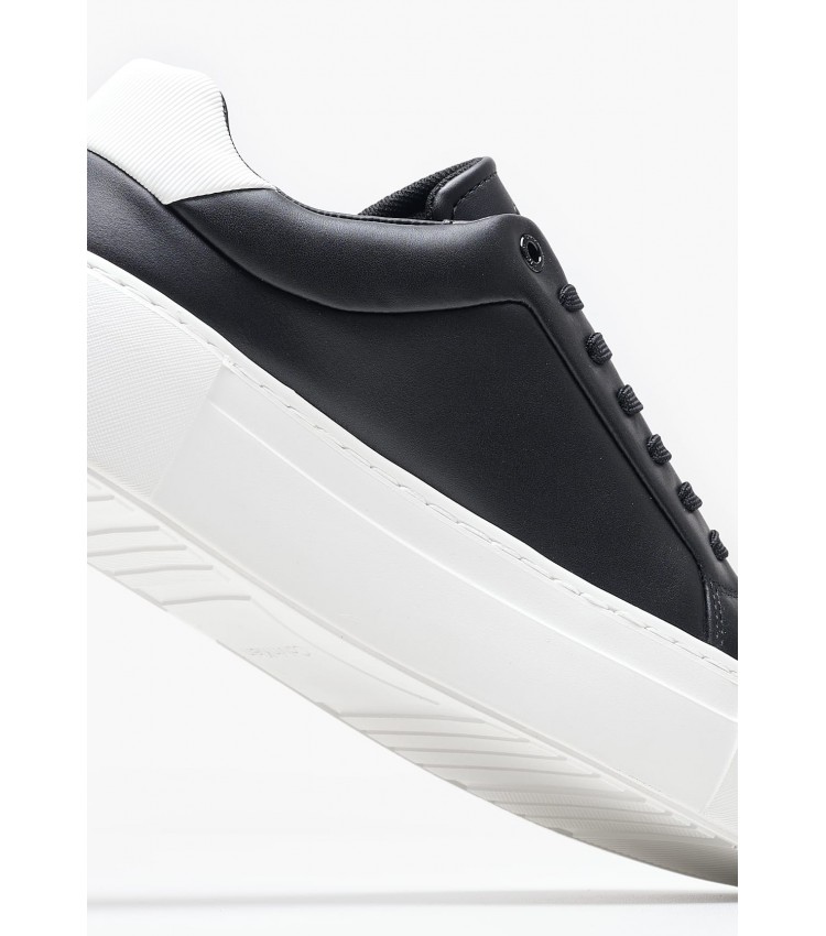 Γυναικεία Παπούτσια Casual Cupsole.Up.B Μαύρο Δέρμα Calvin Klein