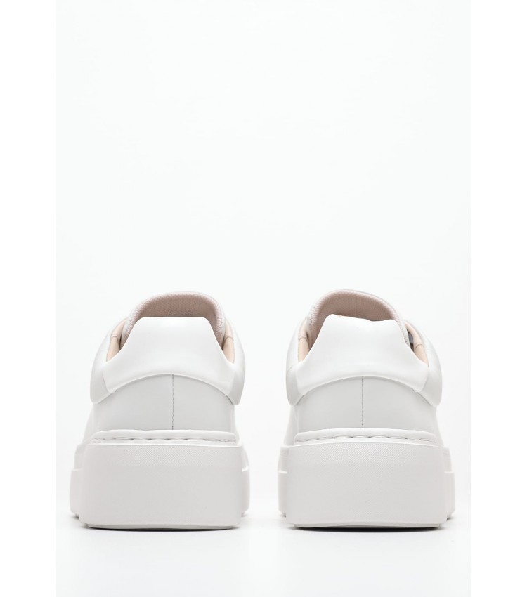 Γυναικεία Παπούτσια Casual Cupsole.Up Άσπρο Δέρμα Calvin Klein