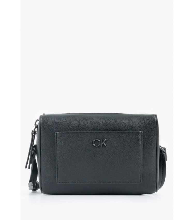 Women Bags Daily.Camera Black ECOleather Calvin Klein