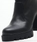 Women Boots Heel.Zip Black ECOleather Calvin Klein