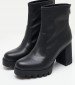 Women Boots Heel.Zip Black ECOleather Calvin Klein