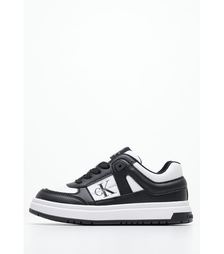 Παιδικά Παπούτσια Casual Kd.Sneaker Μαύρο ECOleather Calvin Klein