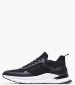 Men Casual Shoes Laceup.Knit Black Fabric Calvin Klein