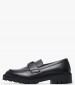 Γυναικεία Μοκασίνια Loafer.Hw Μαύρο Δέρμα Calvin Klein