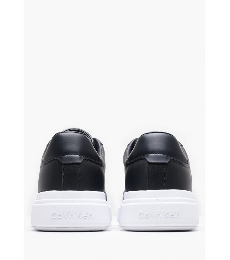 Men Casual Shoes Low.Hf Black Leather Calvin Klein