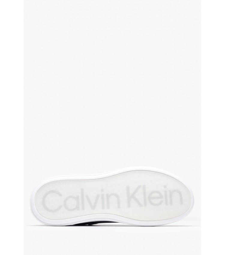 Ανδρικά Παπούτσια Casual Low.Lth Μαύρο Δέρμα Calvin Klein