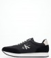 Men Casual Shoes Low.Mtl Black Fabric Calvin Klein