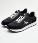 Men Casual Shoes Low.Mtl Black Fabric Calvin Klein