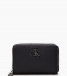 Women Wallets Min.Zip Black ECOleather Calvin Klein