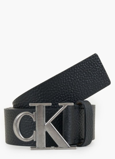 Ανδρικά Κασκόλ Dark.Jacquard Μαύρο Μαλλί Calvin Klein