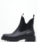 Γυναικεία Μποτάκια Rainboot.Chelsea Μαύρο ECOleather Calvin Klein