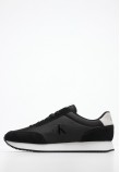 Men Casual Shoes Retro.Iconic Black Fabric Calvin Klein