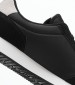 Men Casual Shoes Retro.Iconic Black Fabric Calvin Klein