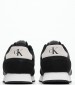 Men Casual Shoes Retro.Iconic Black Fabric Calvin Klein